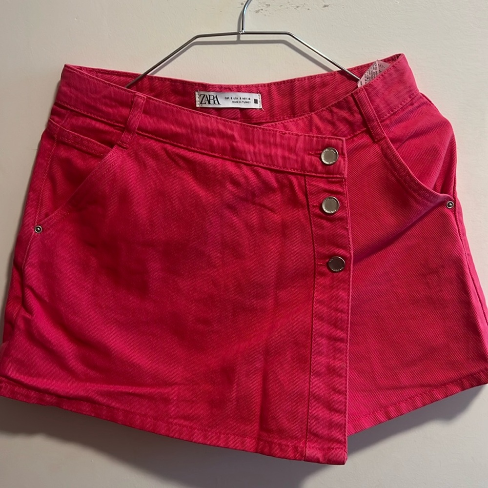Zara hot pink skort